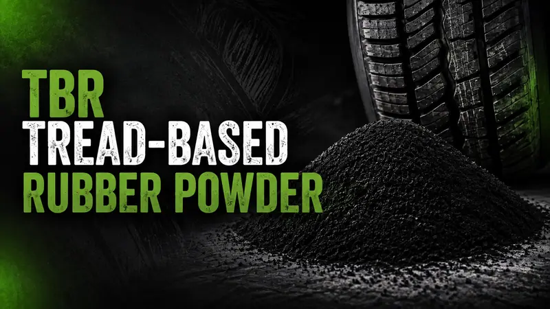 TBR tread-based rubber powder produced from truck and bus radial tyre treads